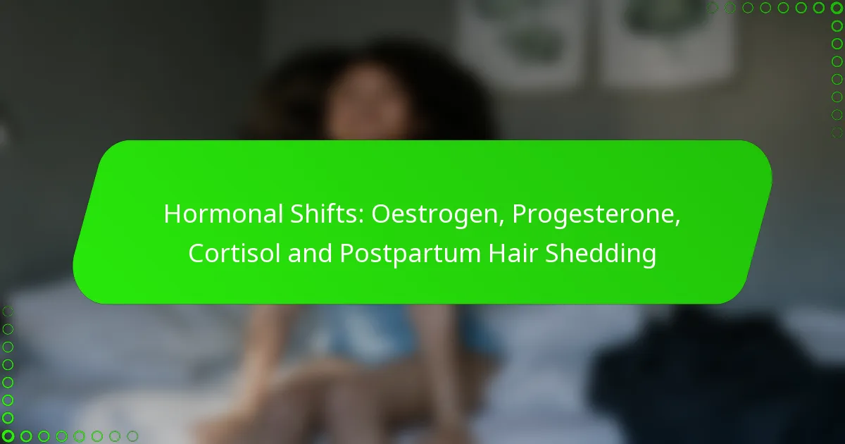 Hormonal Shifts: Oestrogen, Progesterone, Cortisol and Postpartum Hair Shedding